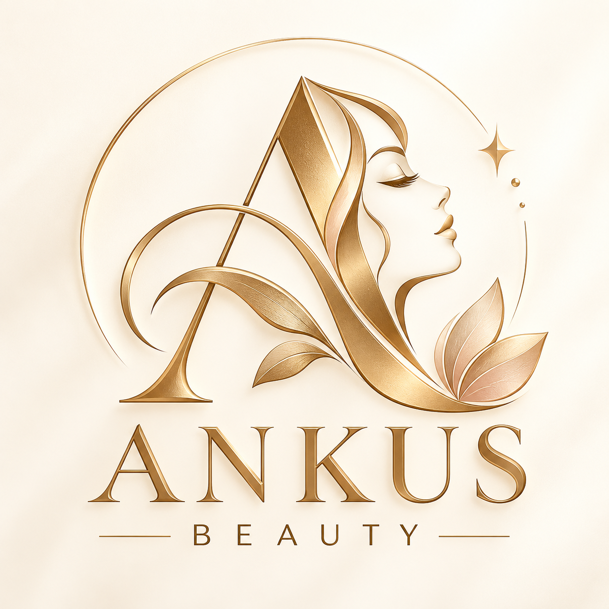 luxus arany szépségmonogram